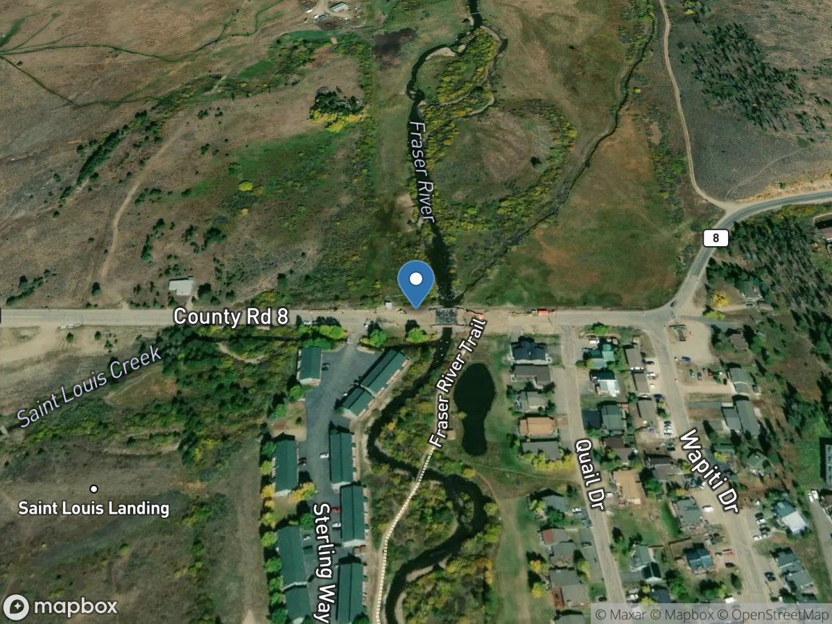 Fraser River below St. Louis Creek at Fraser Co. location