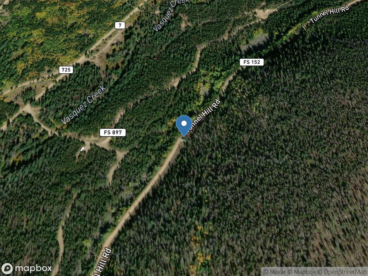 Vasquez Diversion 2 near Winter Park, CO location