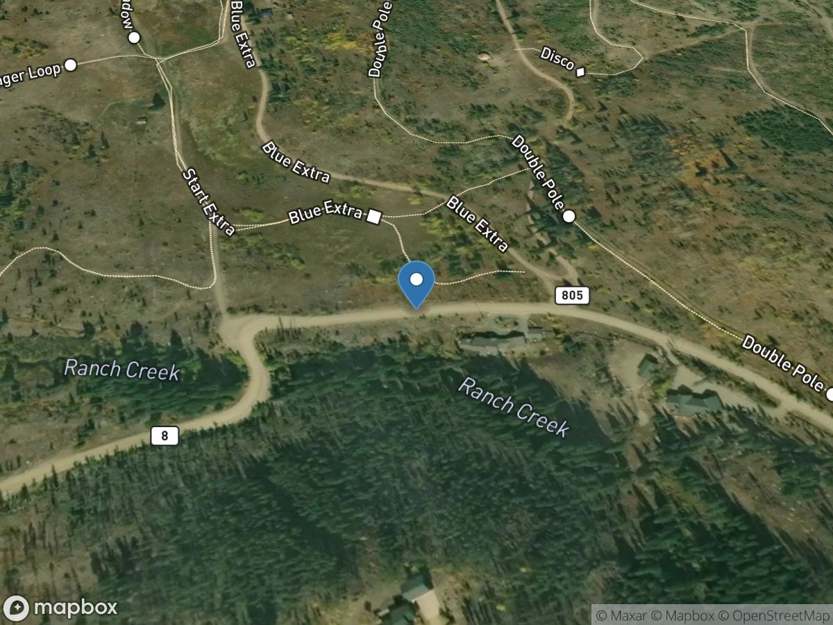 Ranch Creek near Fraser, Co. location