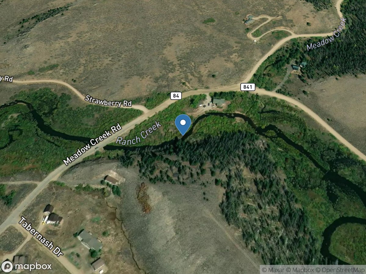 Ranch Creek below Meadow Creek near Tabernash, CO location