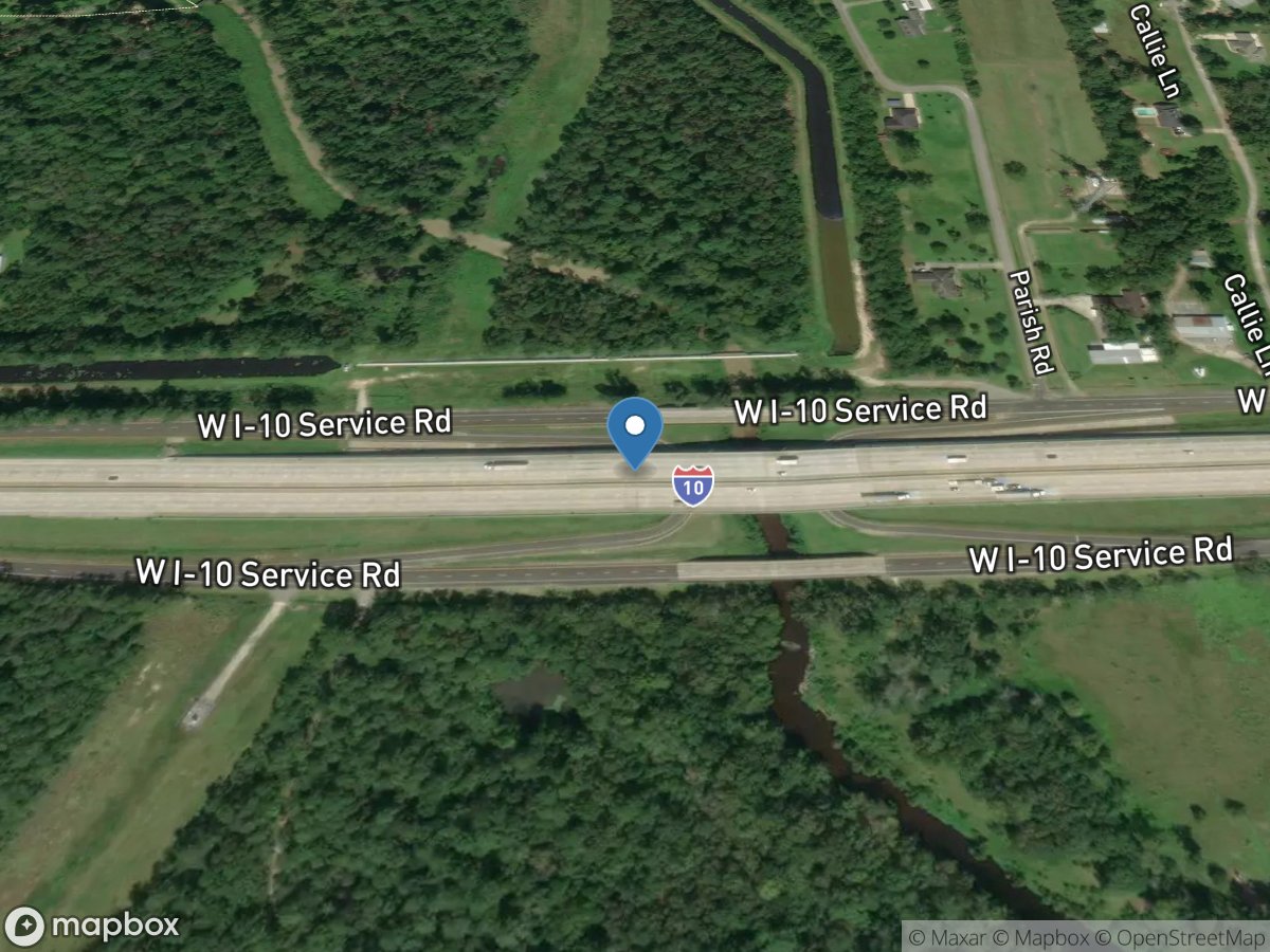 Cow Bayou at IH 10 near Vidor, TX location