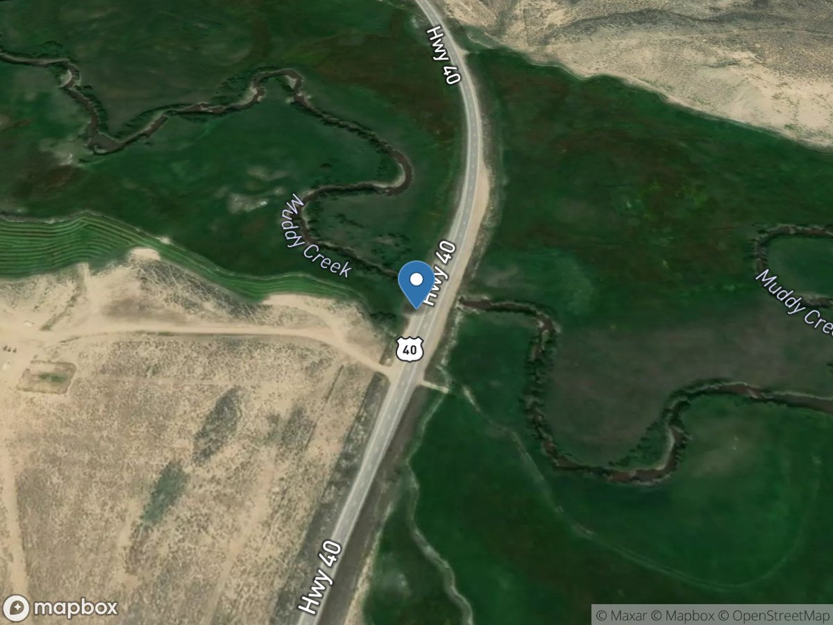 Muddy Creek above Antelope Creek Nr. Kremmling, CO location