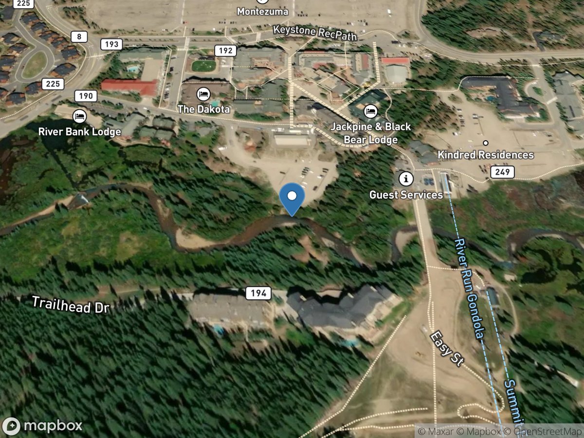 Snake River near Montezuma, CO location