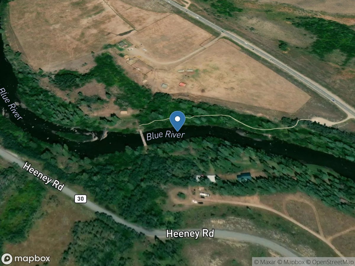 Blue River above Green Mountain Reservoir, Co. location