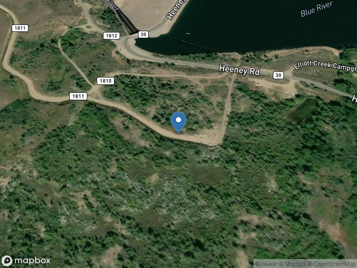 Elliott Creek Feeder Canal to Green Mtn RES, CO location