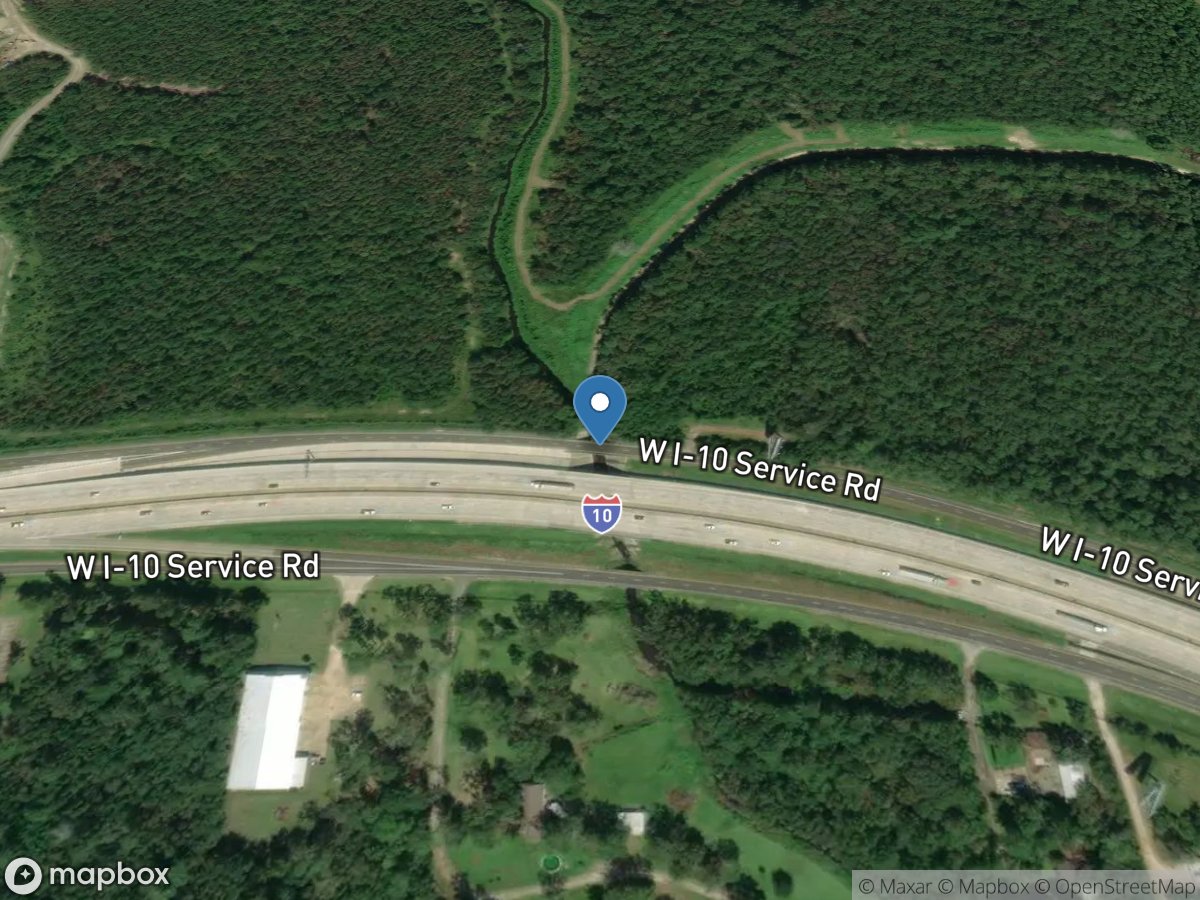 Cole Creek at I-10 near Orange, TX location