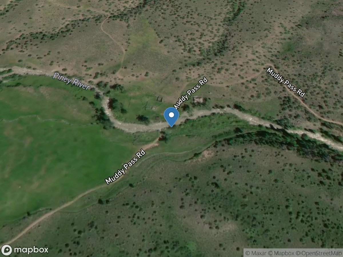 Piney River near State Bridge, CO location