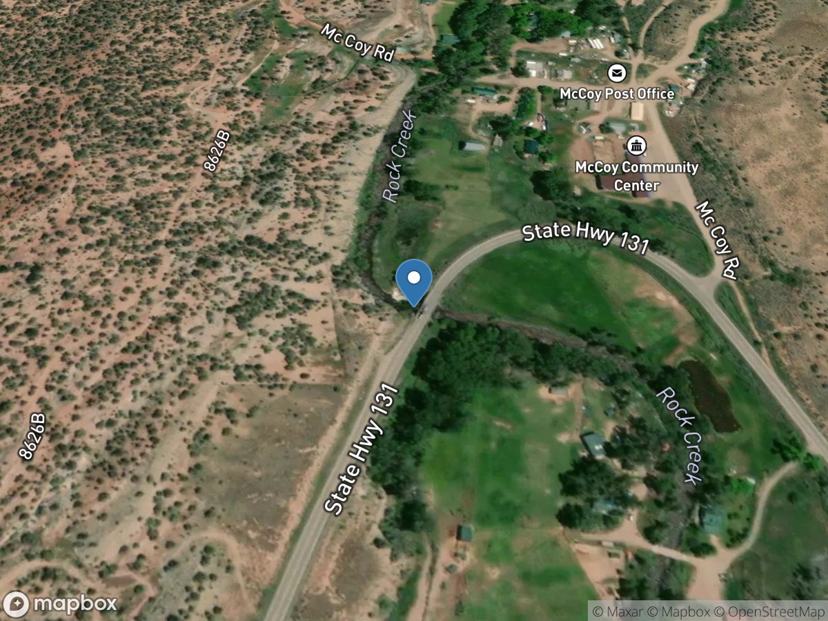 Rock Creek at McCoy, Co. location