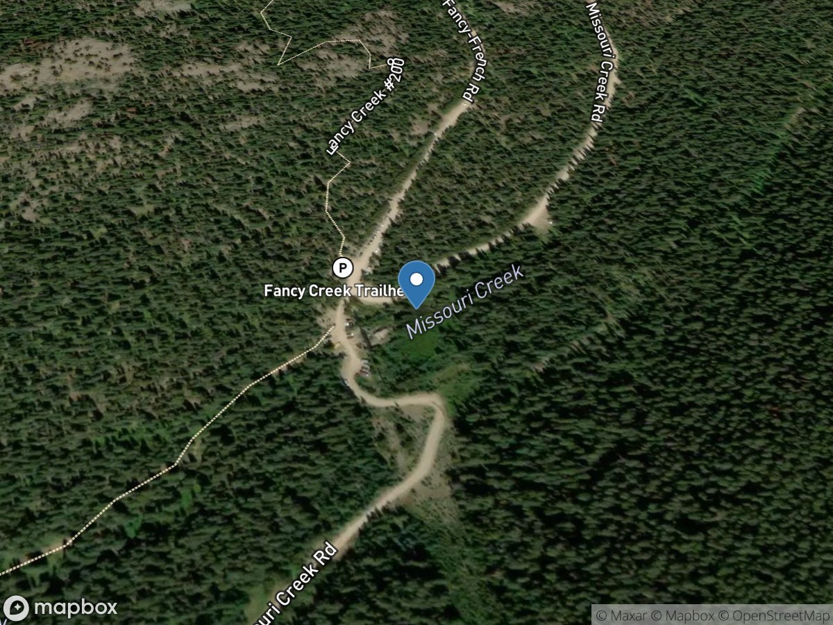 Missouri Creek near Gold Park, Co. location