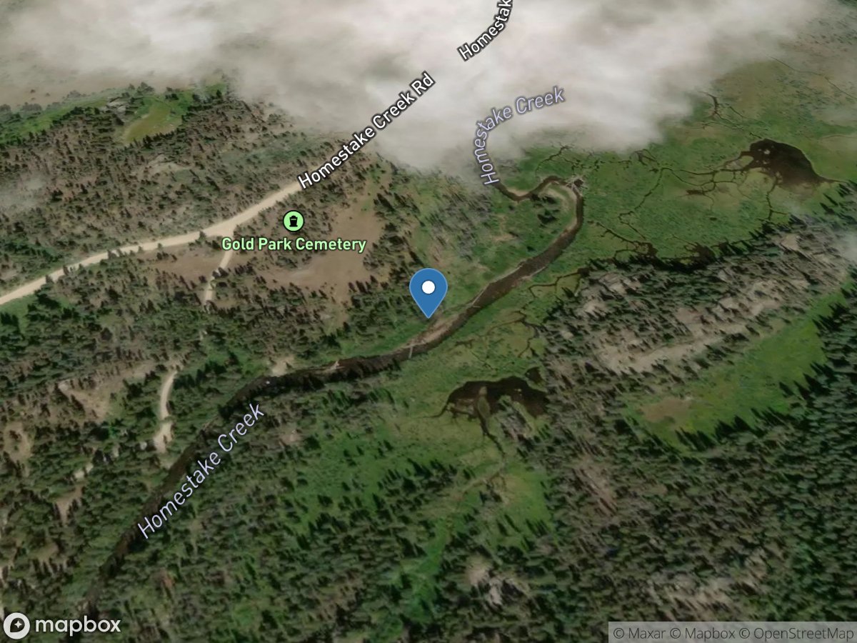 Homestake Creek at Gold Park, Co. location