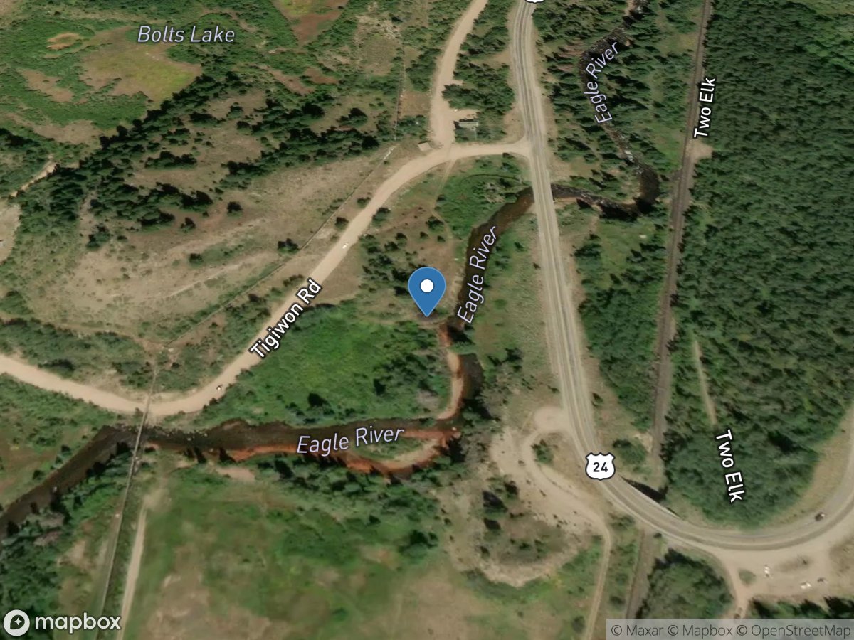 Eagle River near Minturn, CO location