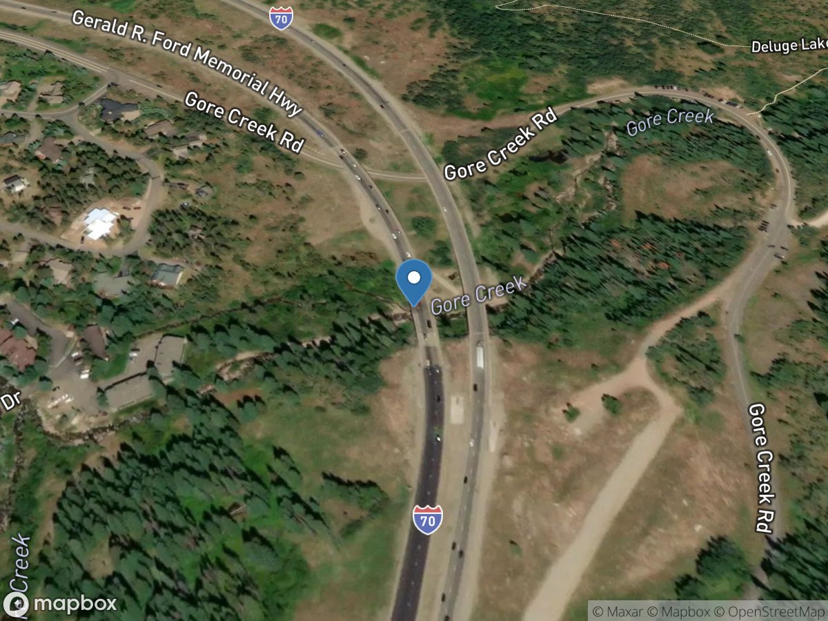 Gore Creek at Upper Station, near Minturn, Co. location