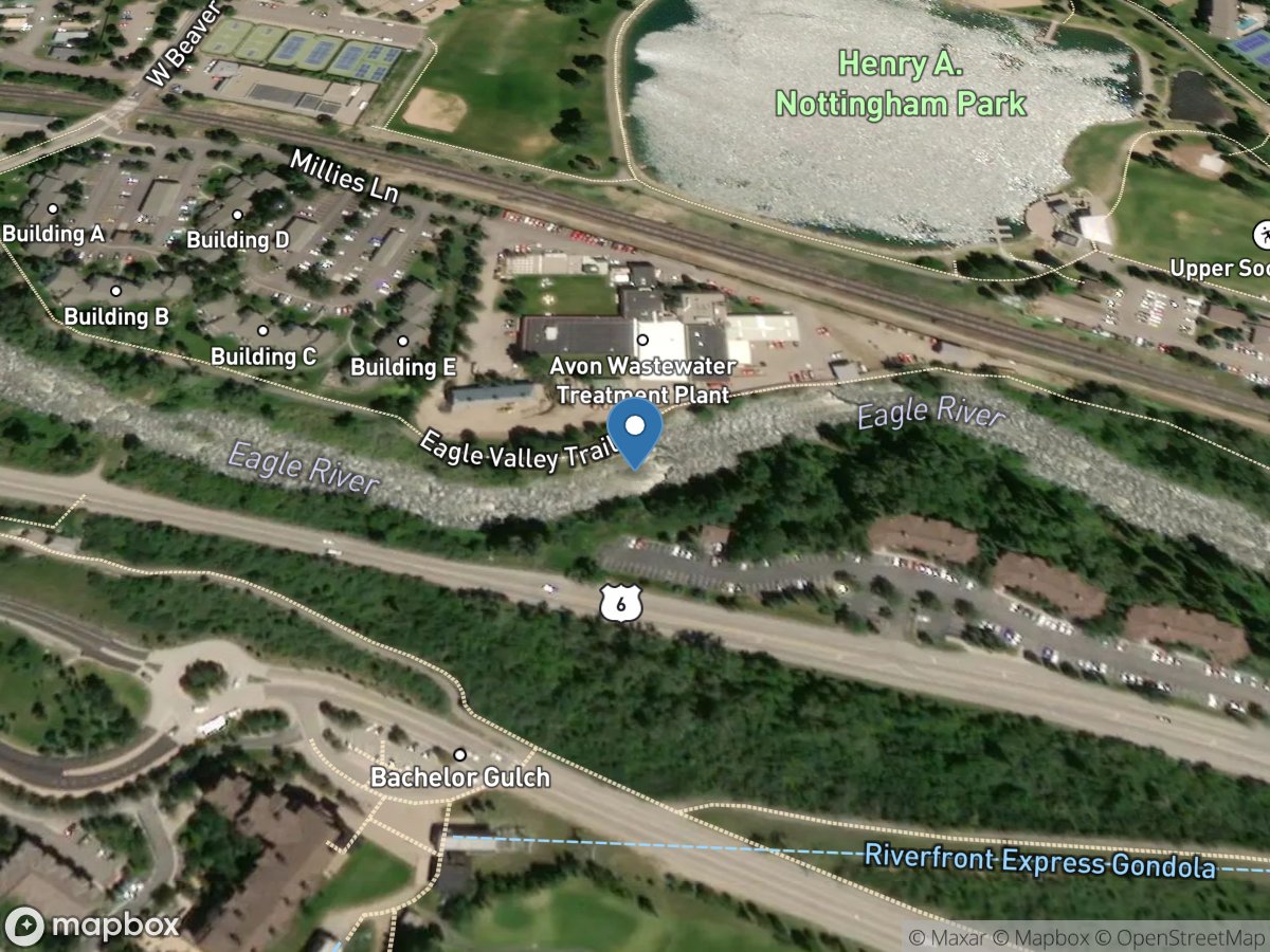 Eagle River below Wastewater Treatment Plant at Avon, CO location