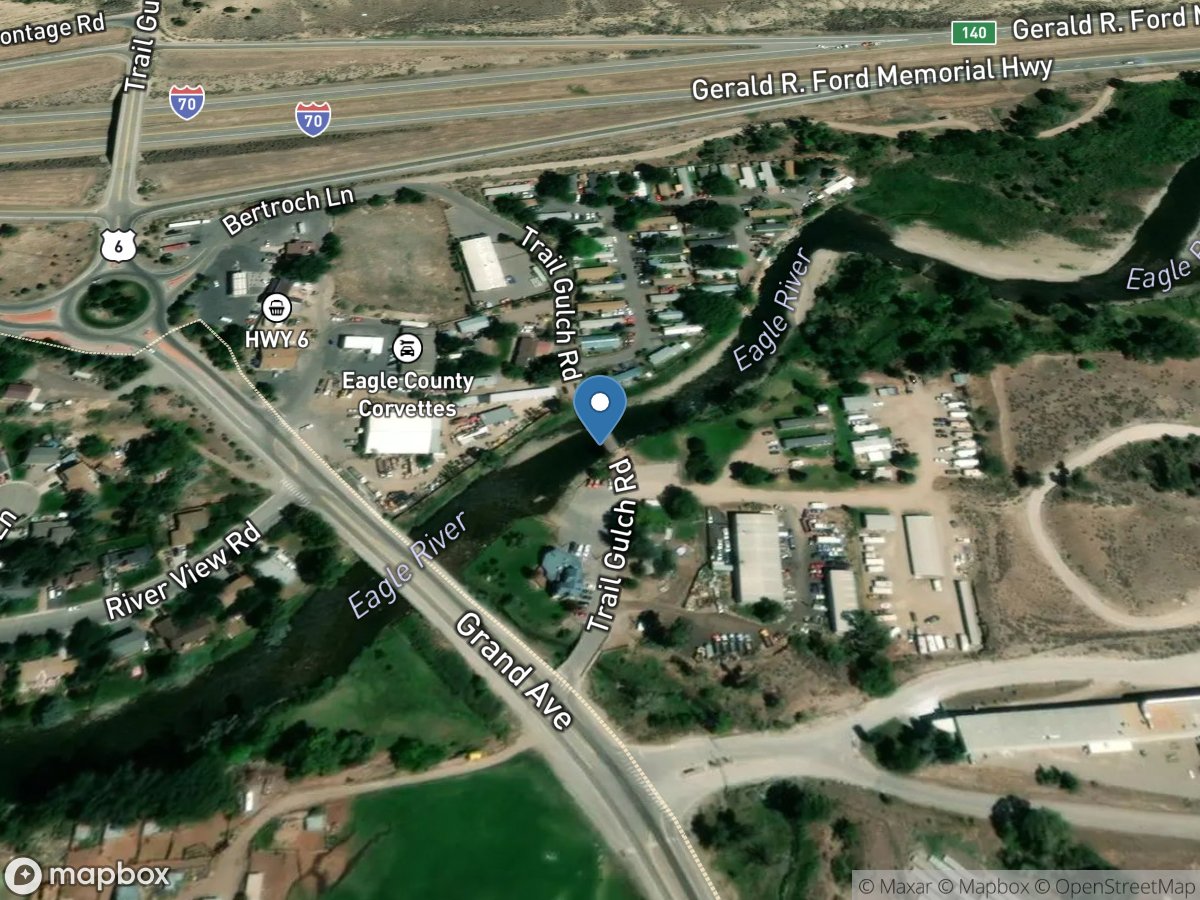 Eagle River at Gypsum, CO location