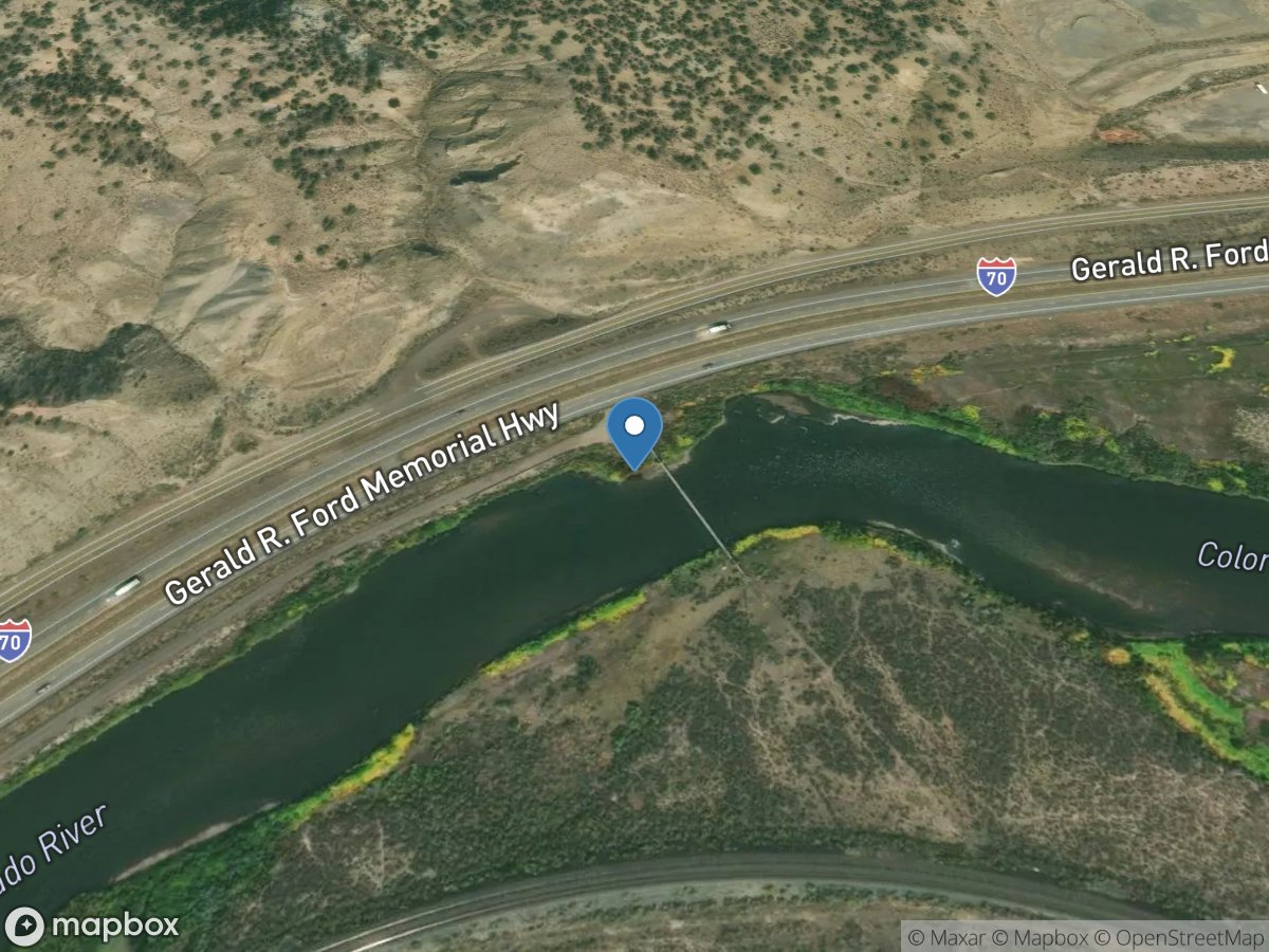 Colorado River near Dotsero, CO location