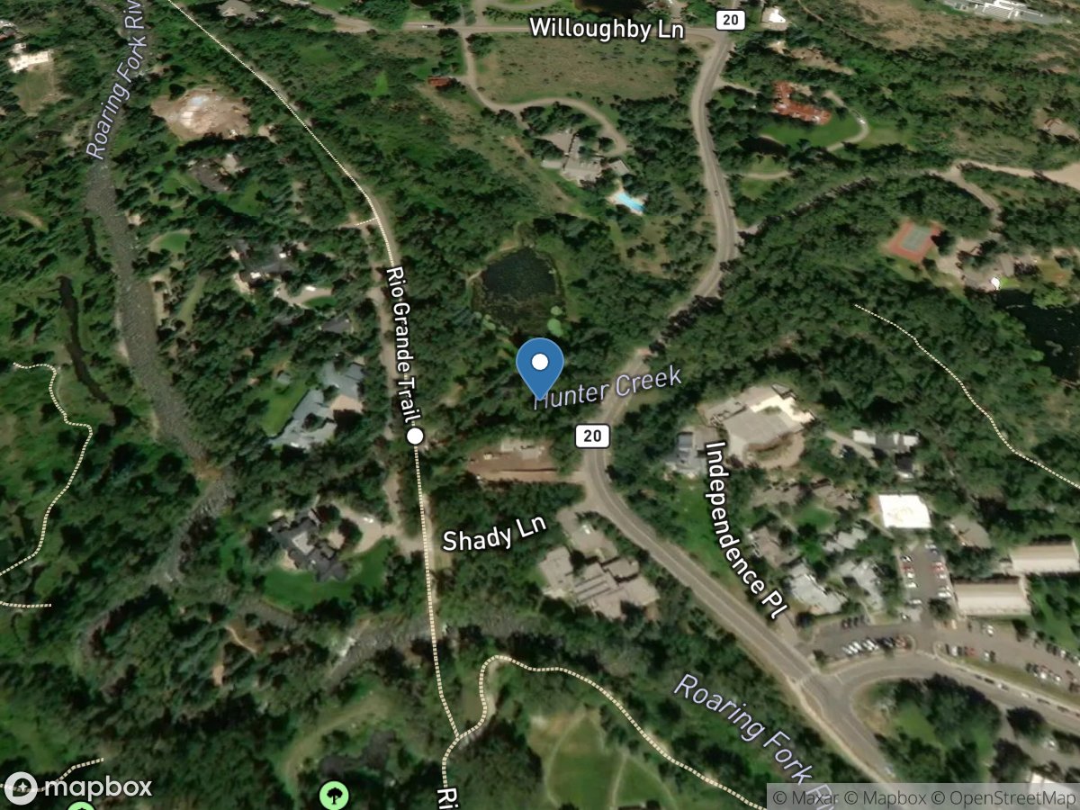 Hunter Creek at Aspen, CO location