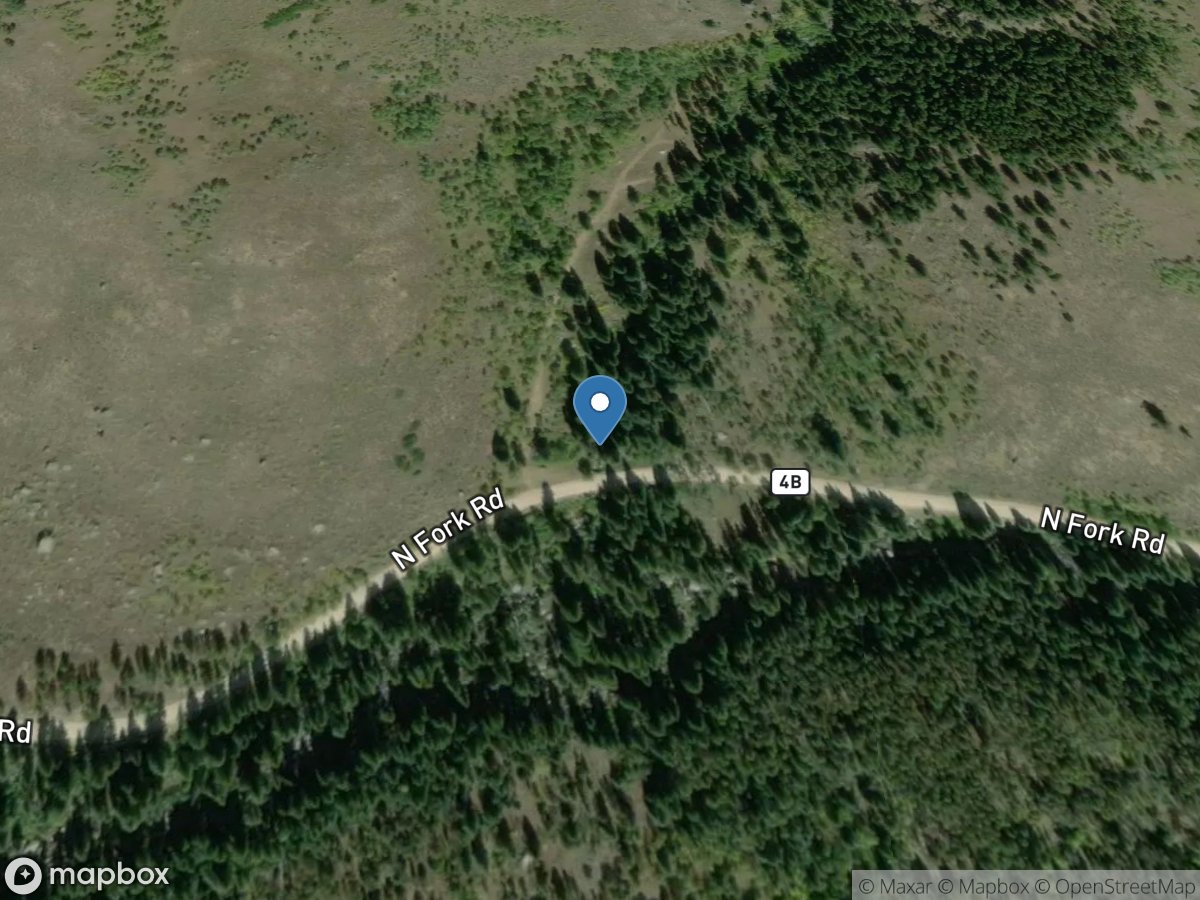 Last Chance Creek near Norrie, CO location