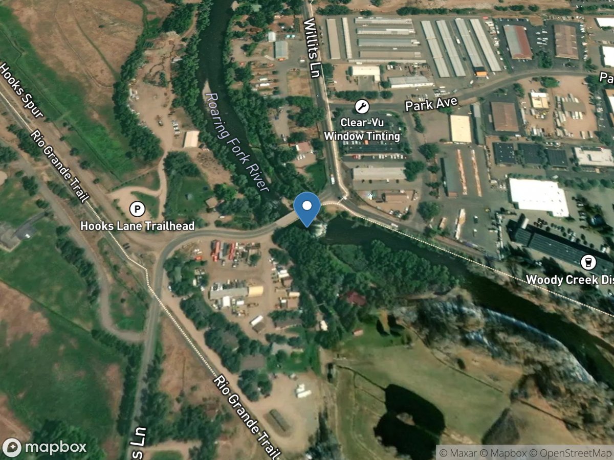 Roaring Fork River near Emma, CO location