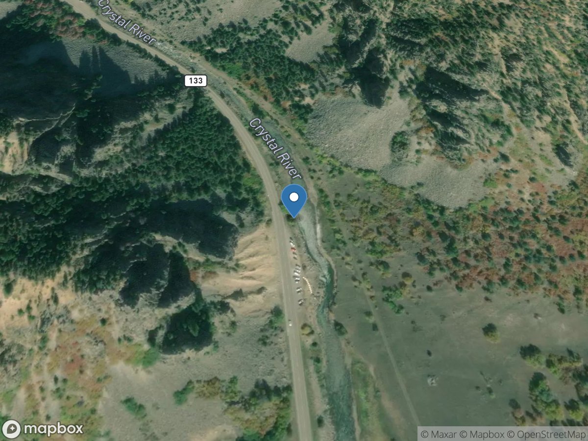 Crystal River above Avalanche Crk, near Redstone, CO location