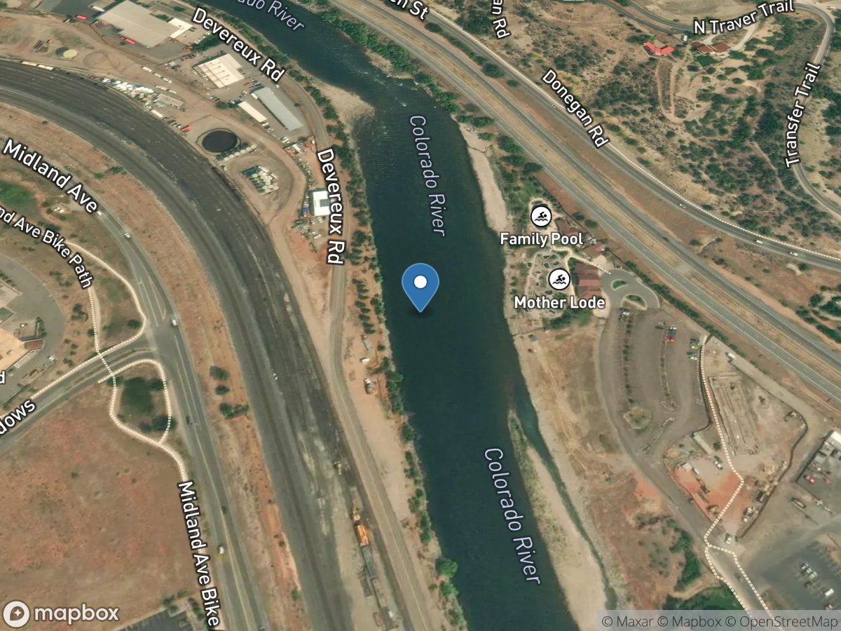 Colorado River below Glenwood Springs, CO location