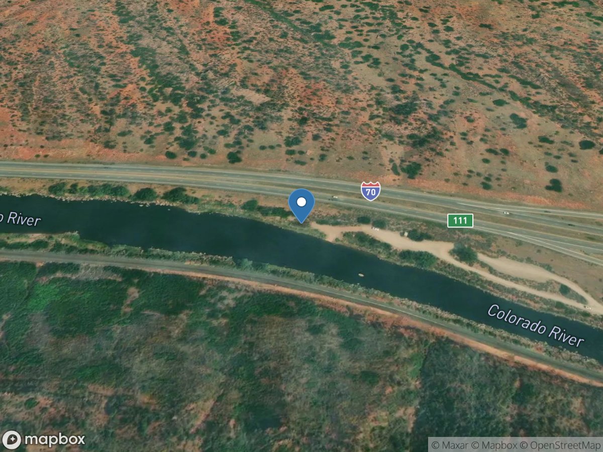 Colorado River below South Canyon Creek near Glenwood Spgs CO location