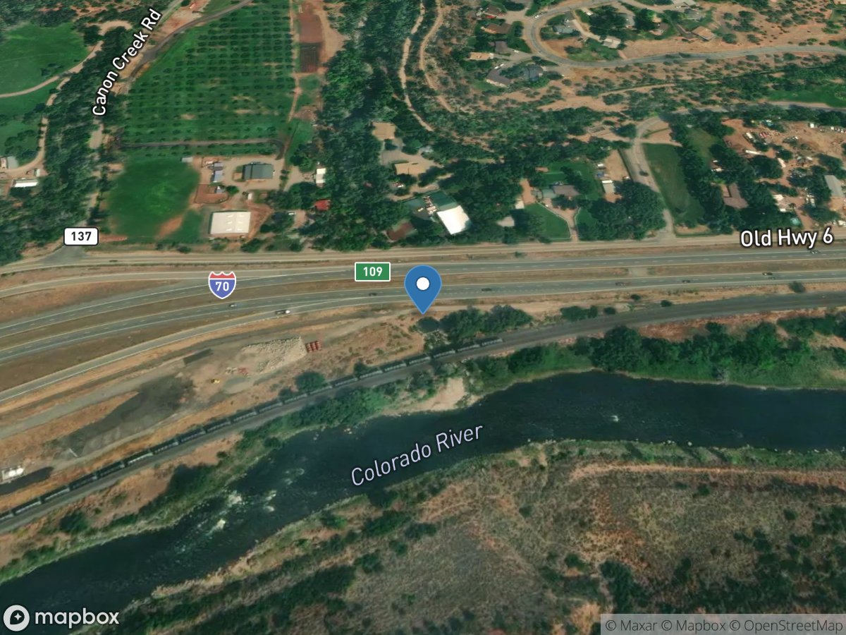 Canyon Creek near New Castle, Co. location