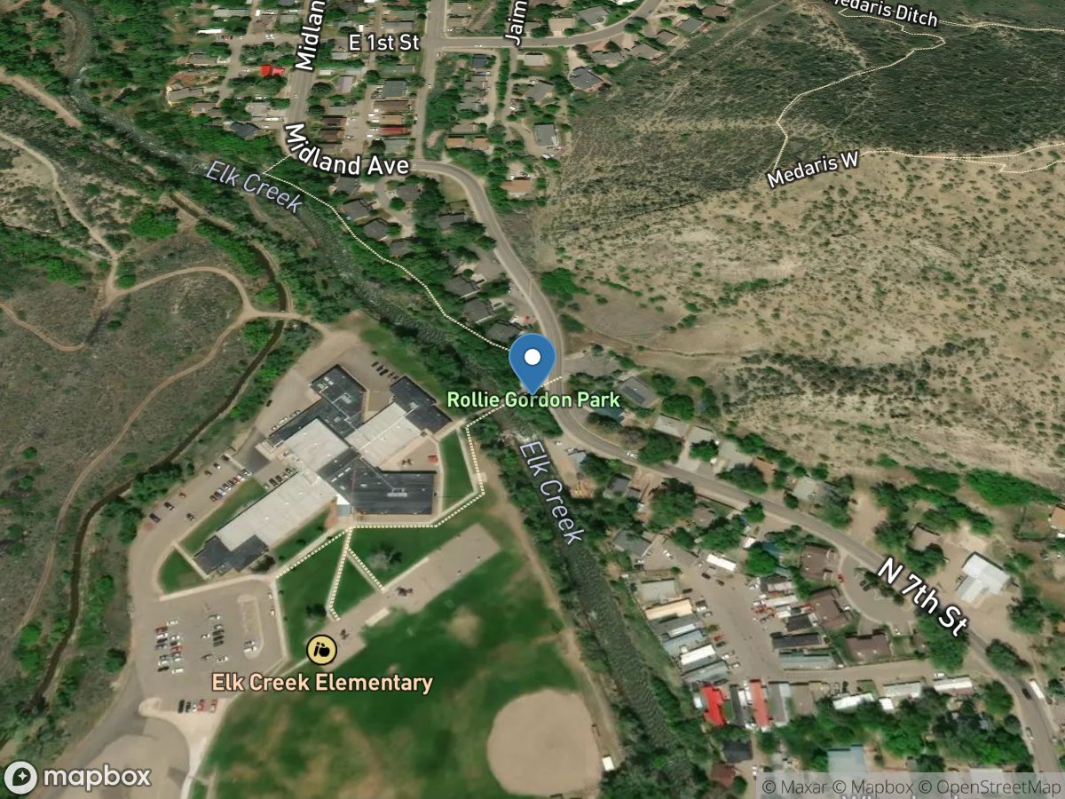 Elk Creek at New Castle, Co. location