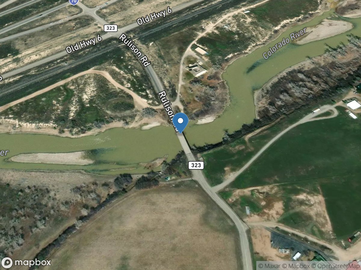 Colorado River at Rulison, Co. location