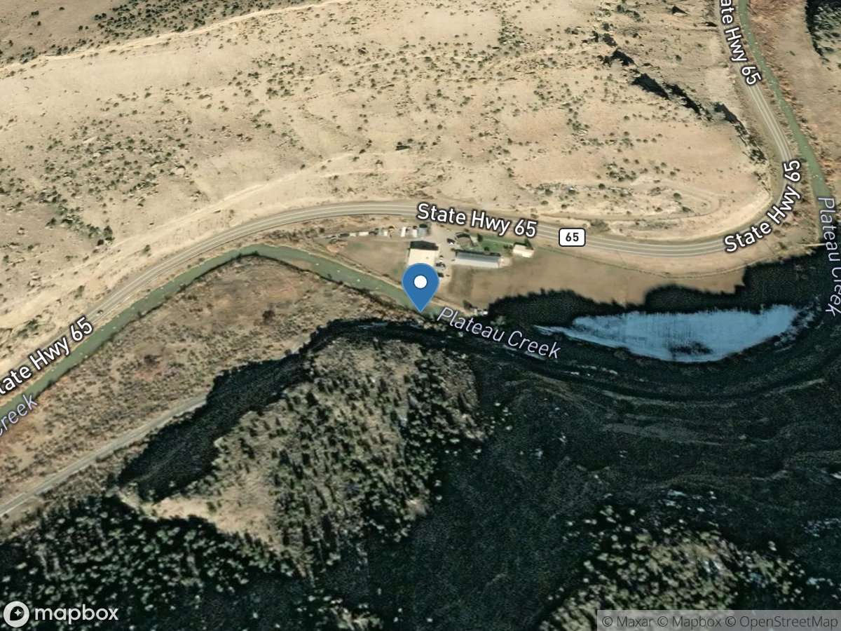 Plateau Creek near Cameo, CO location