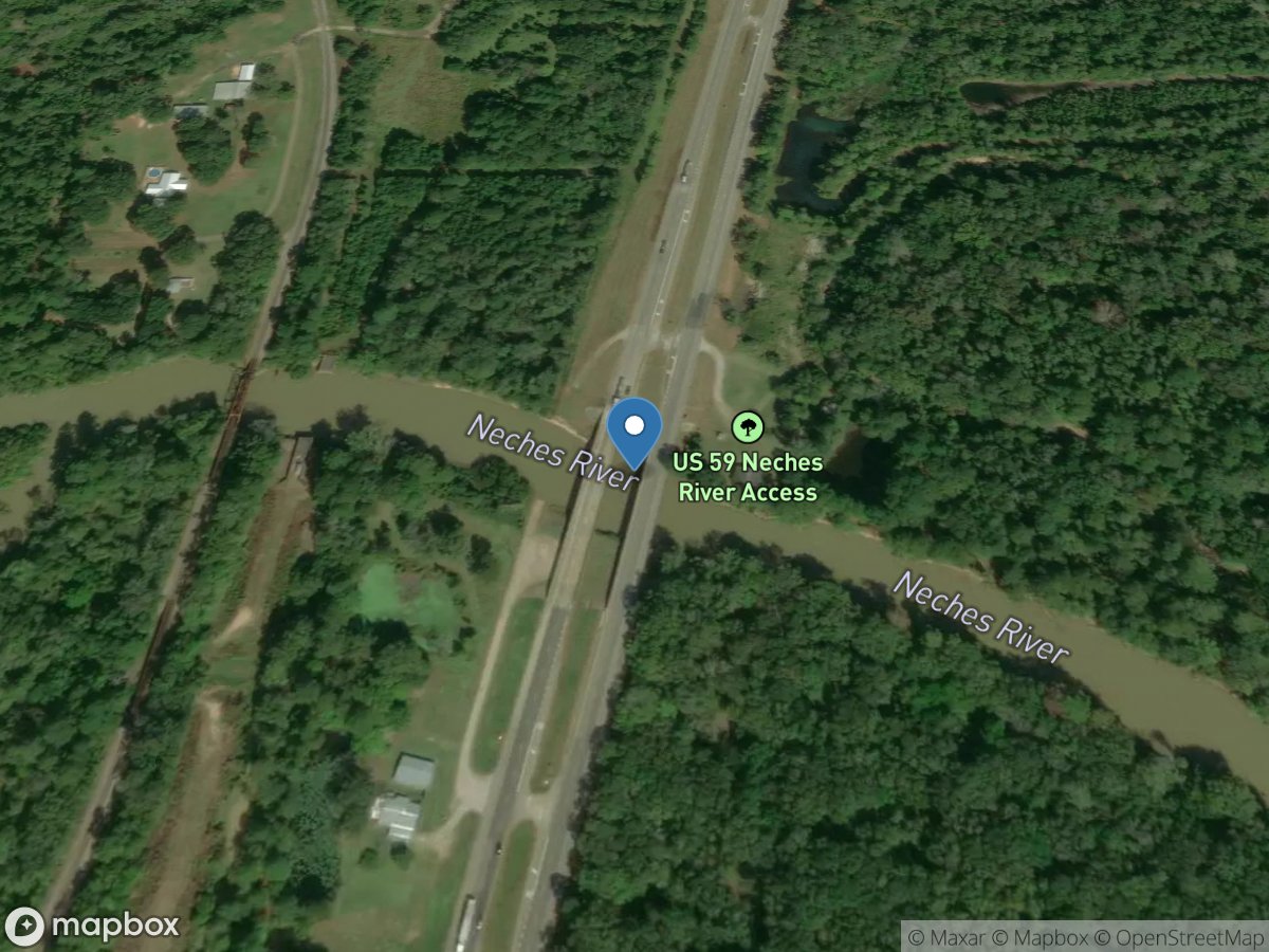 Neches Rv near Diboll, TX location