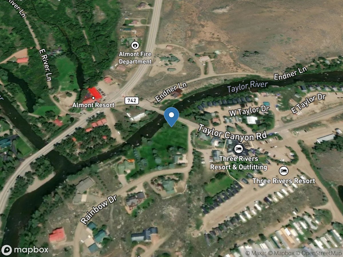 Taylor River at Almont, Co. location