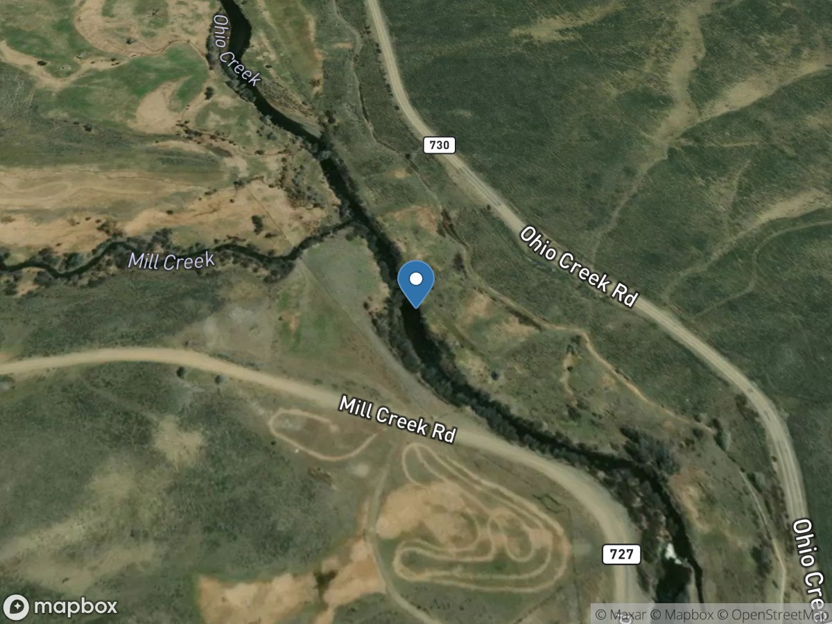 Ohio Creek near Baldwin, Co. location