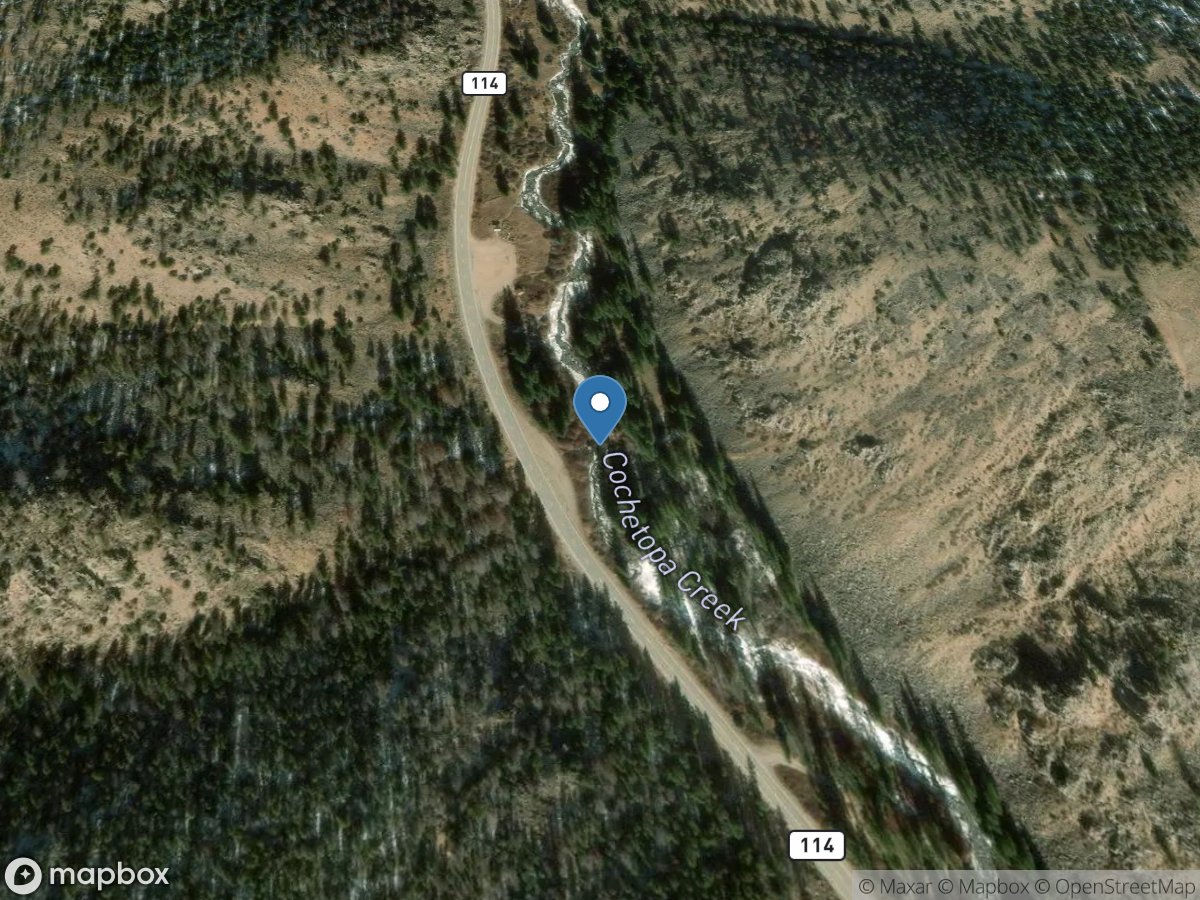 Cochetopa Creek below Rock Creek near Parlin, CO location