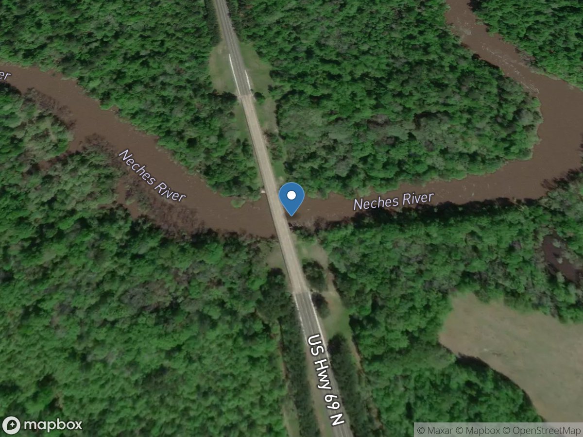 Neches Rv near Rockland, TX location