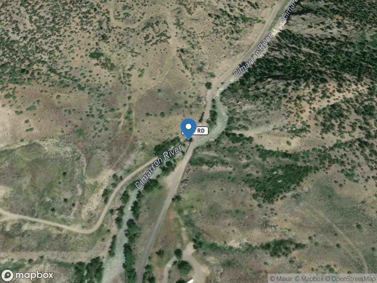 Cimarron River below Cimarron Creek at Cimarron, CO location