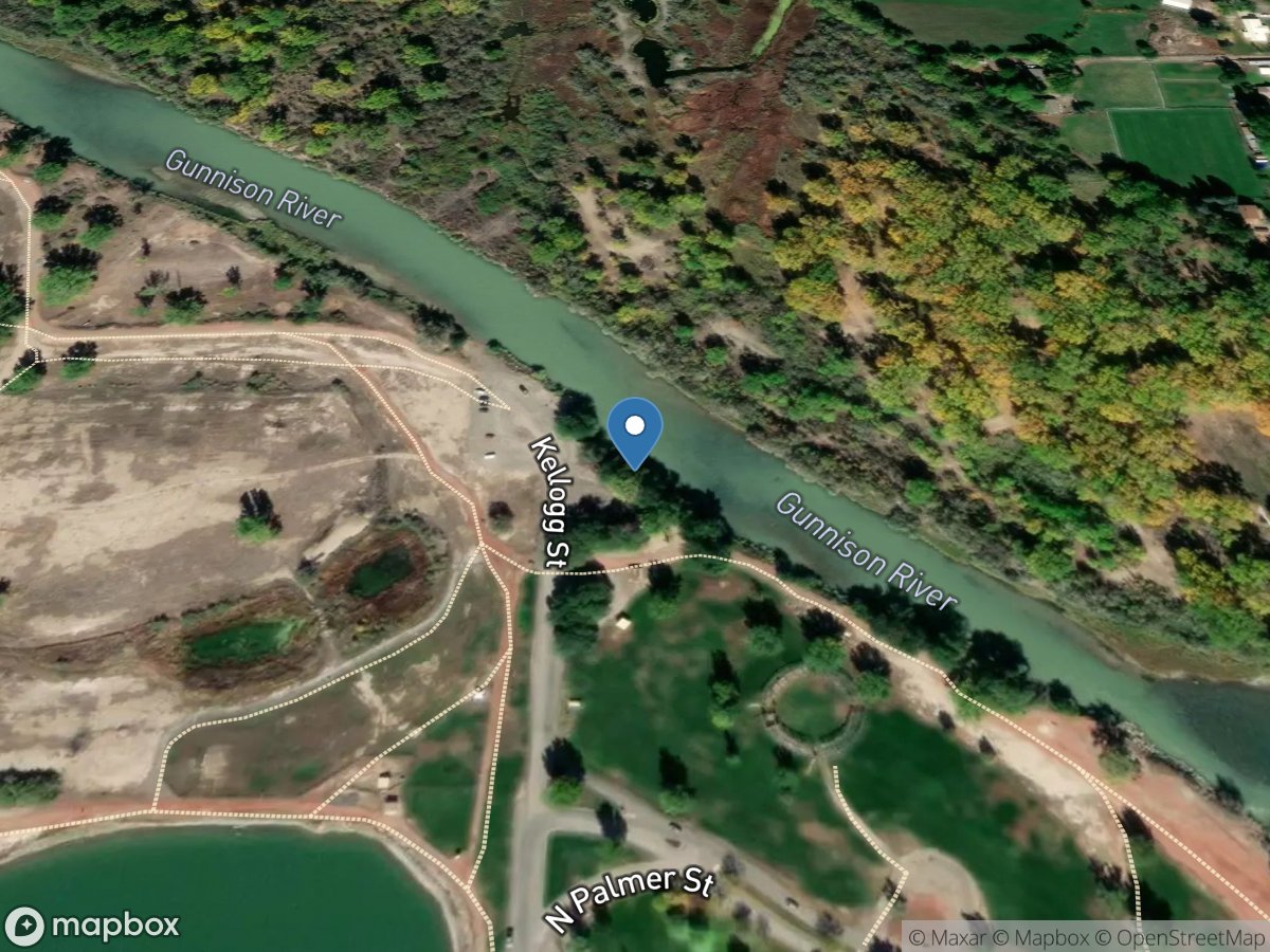 Gunnison River at Delta, CO location