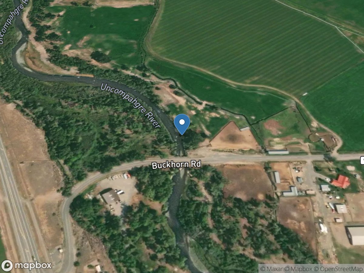 Uncompahgre River at Colona, CO location