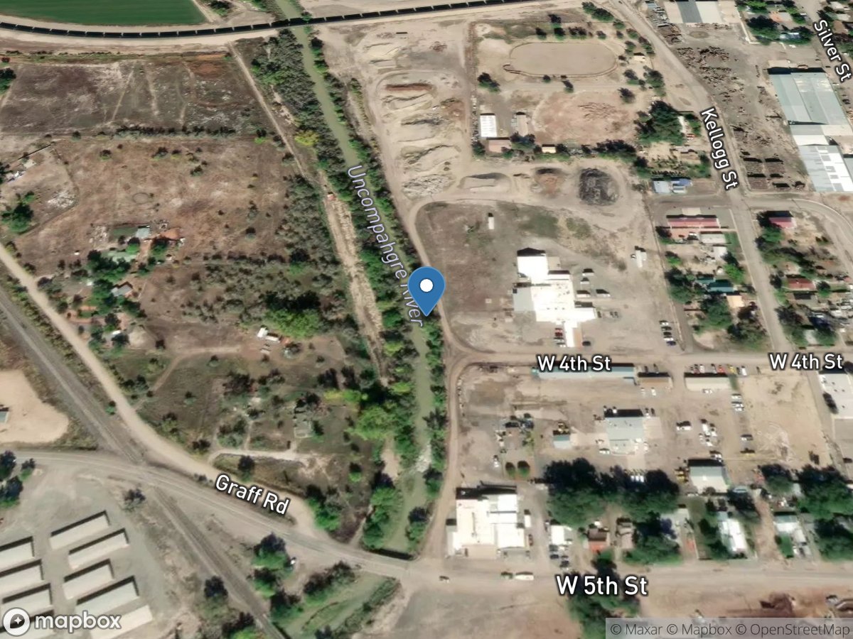 Uncompahgre River at Delta, CO location