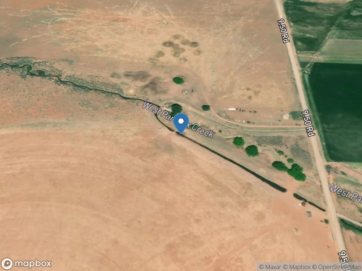 West Paradox Creek above Bedrock, Co. location