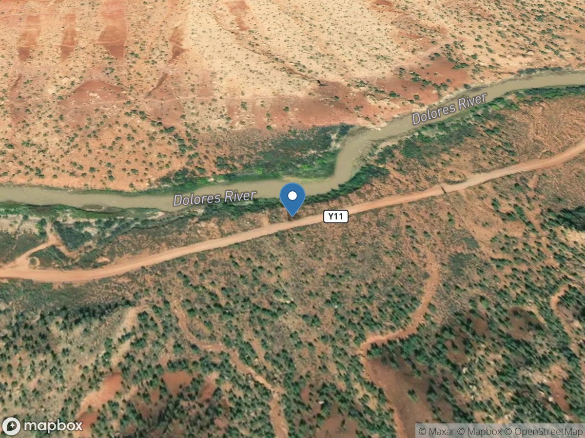 Dolores River near Bedrock, Co. location