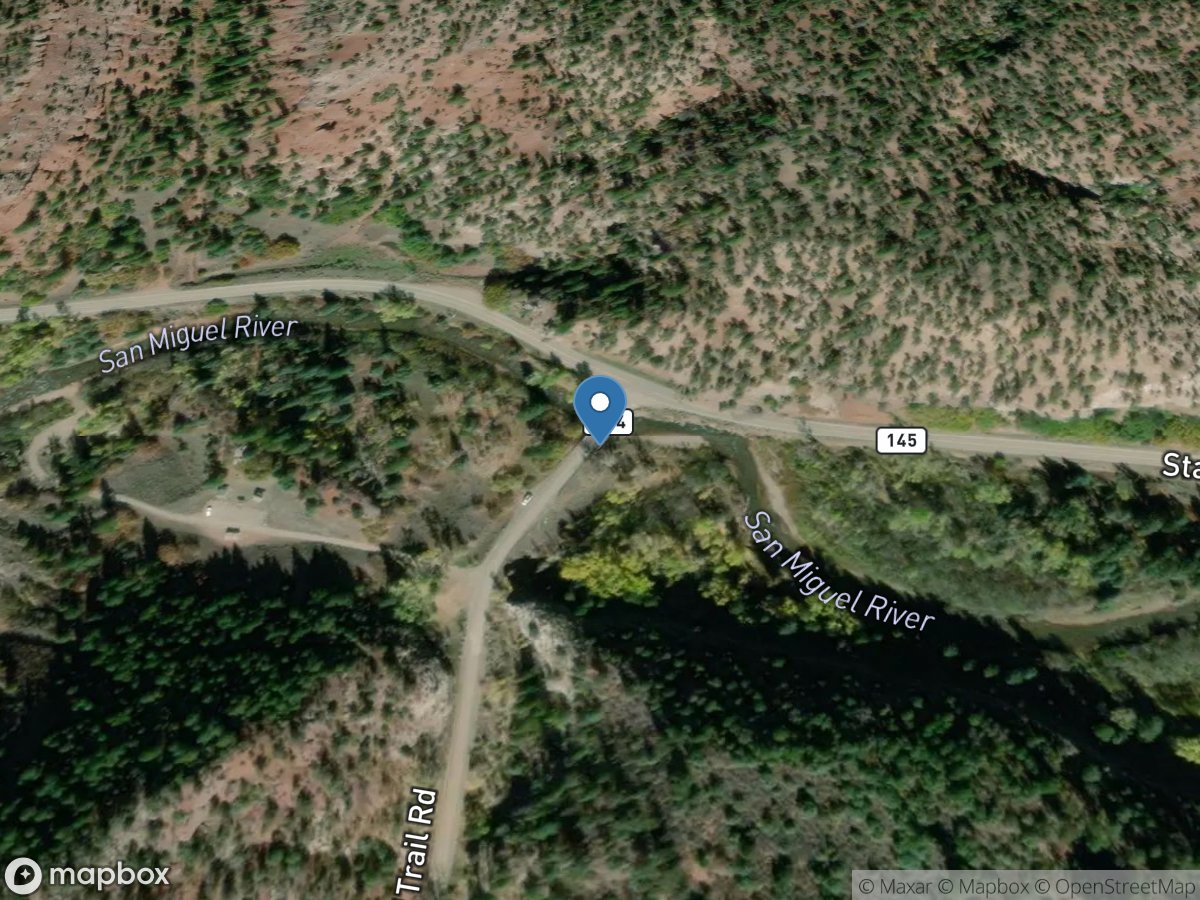 San Miguel River near Placerville, CO location