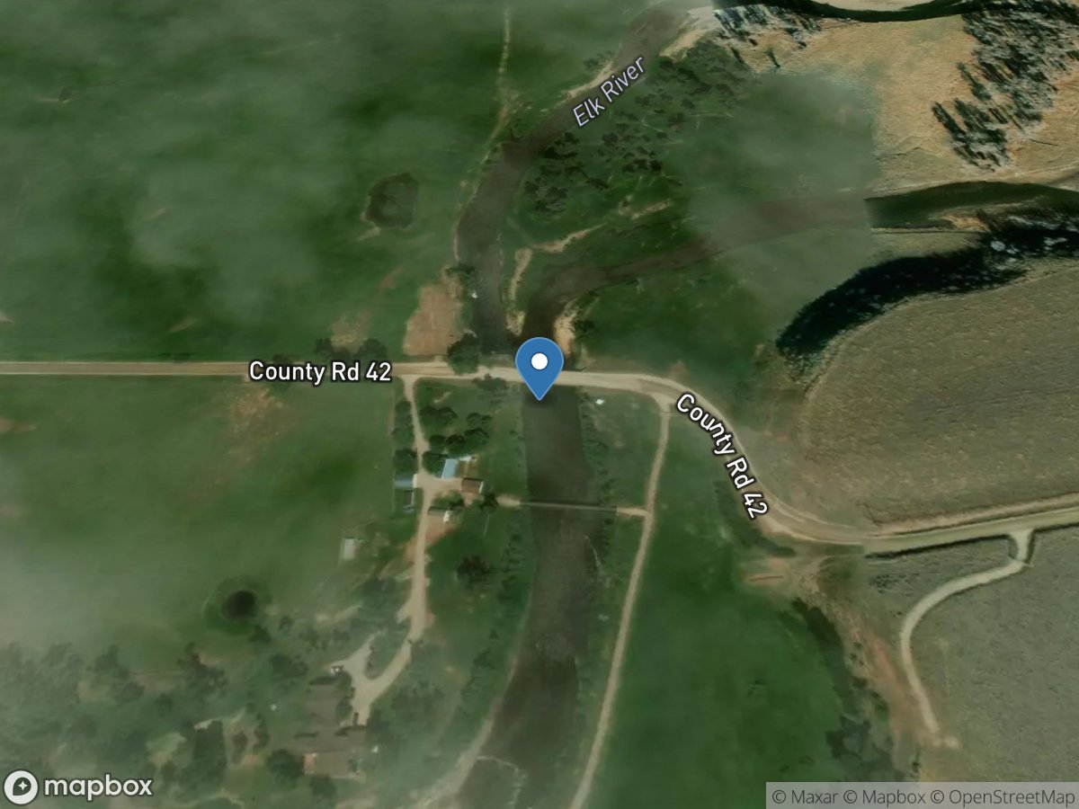 Elk River near Milner, Co. location