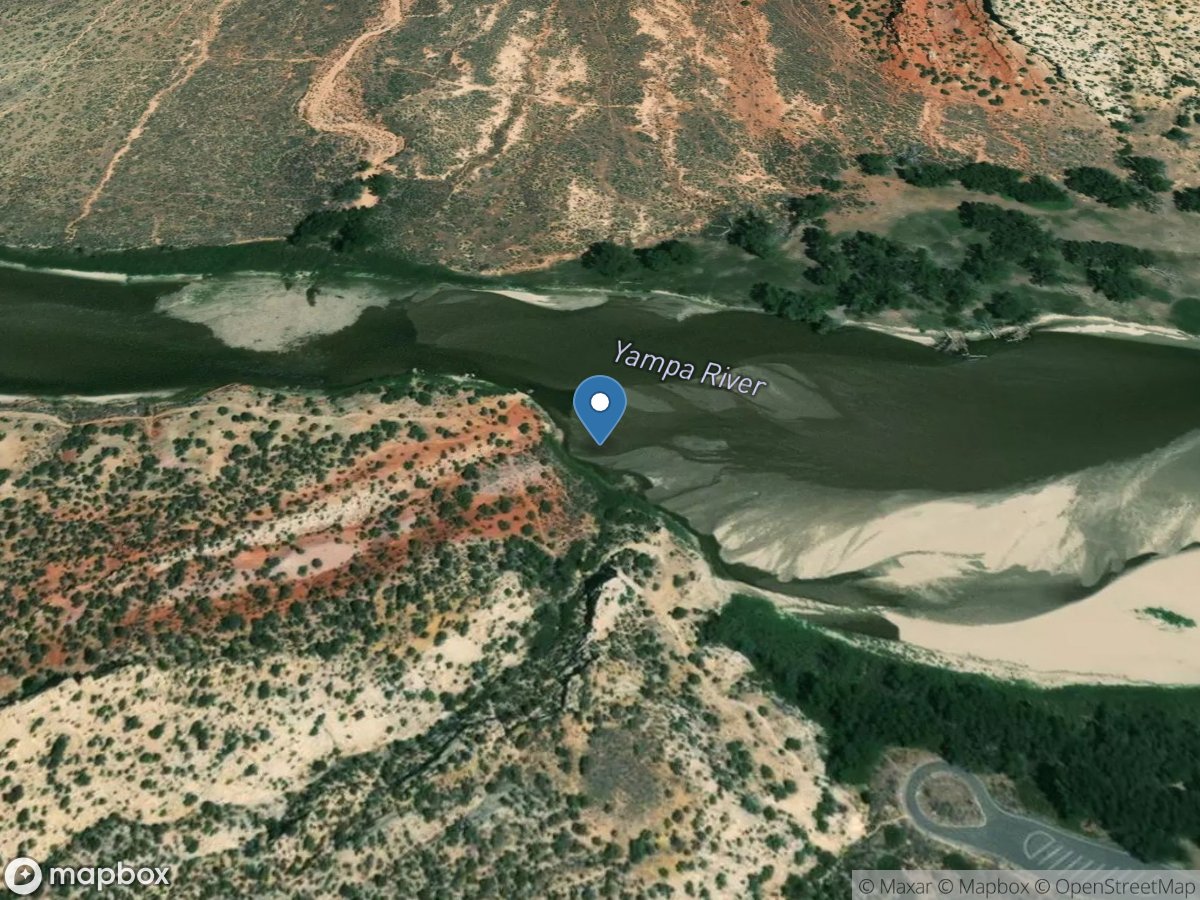 Yampa River at Deerlodge Park, CO location