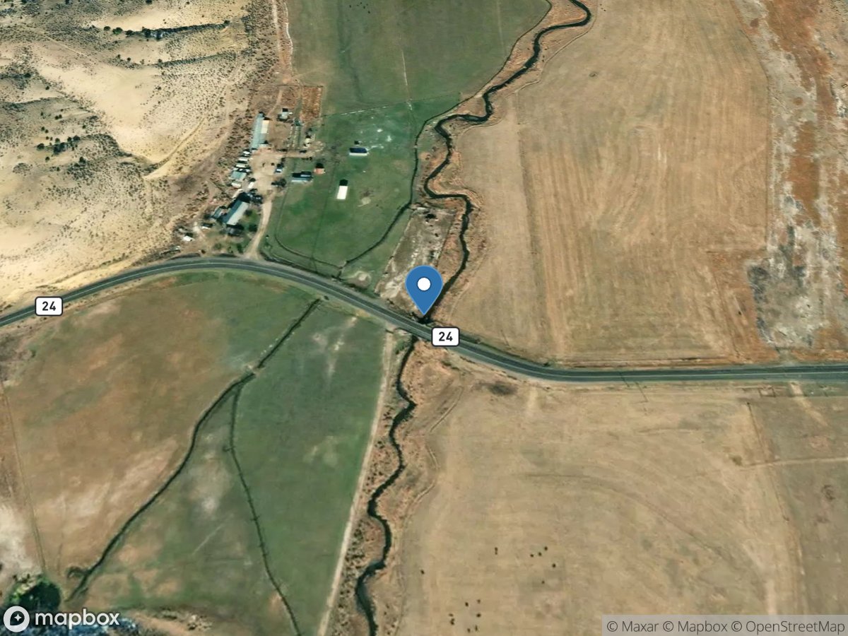 Piceance Creek below Ryan Gulch, near Rio Blanco, Co. location