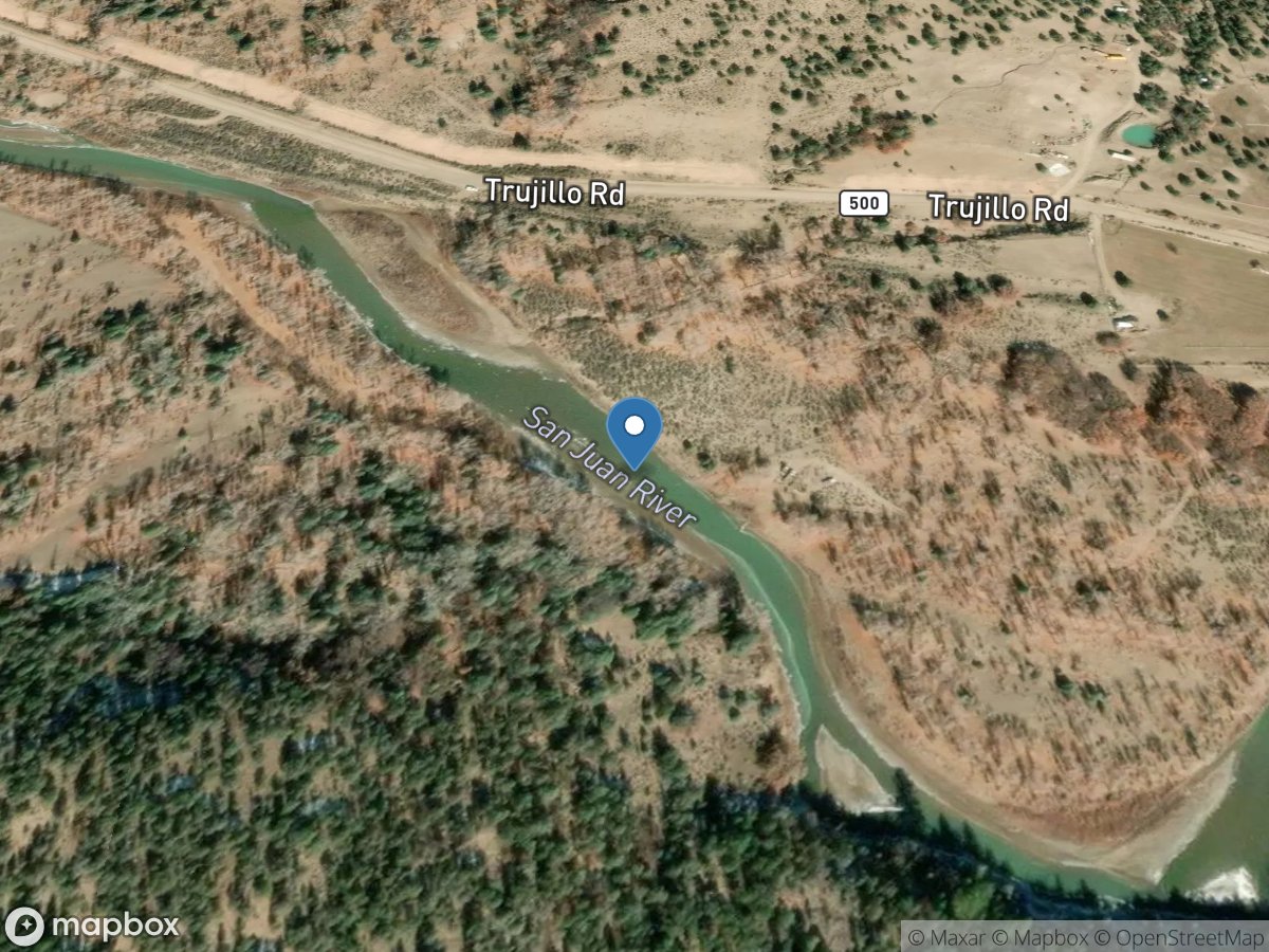 San Juan River near Carracas, Co. location