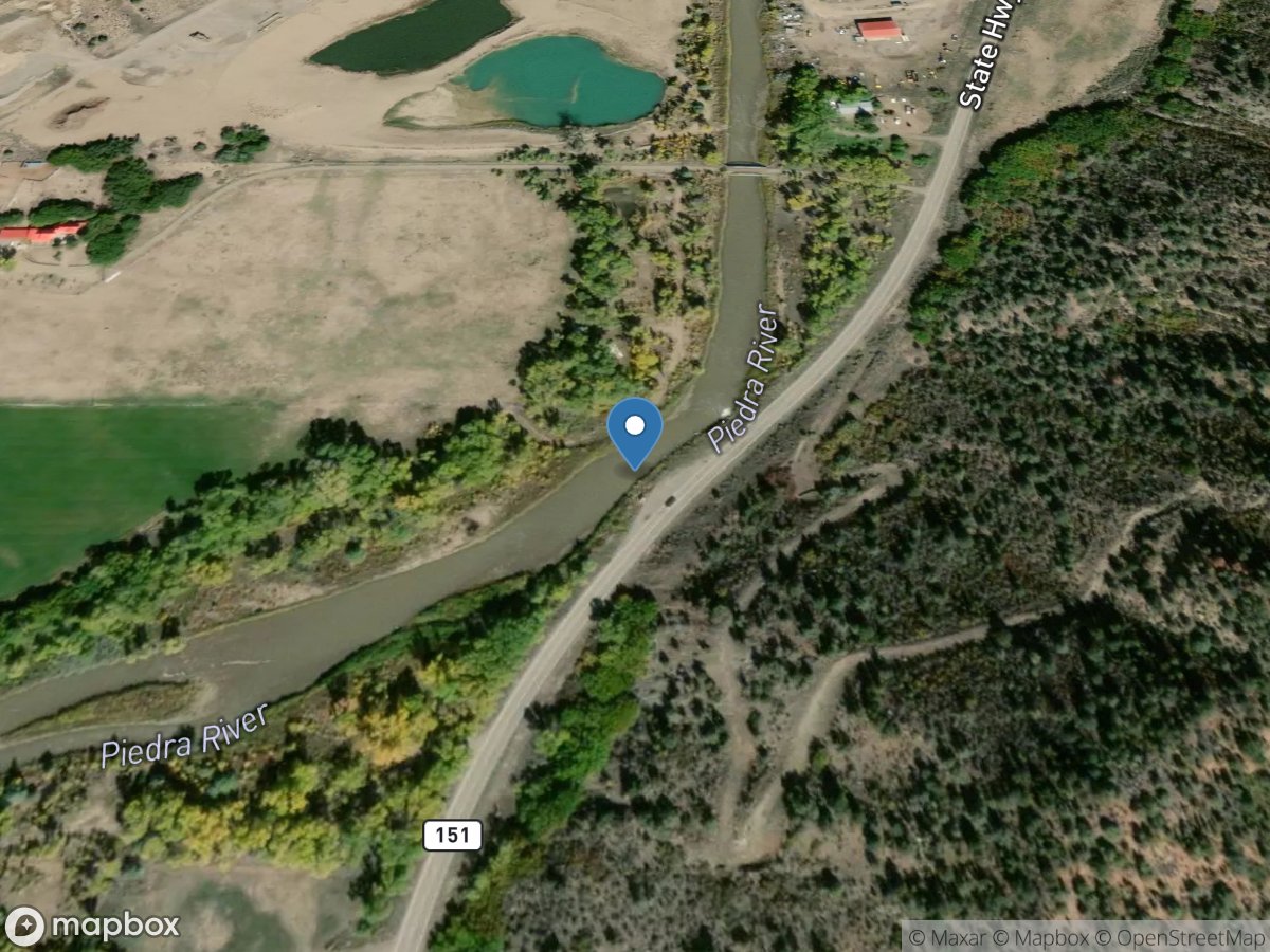 Piedra River near Arboles, Co. location