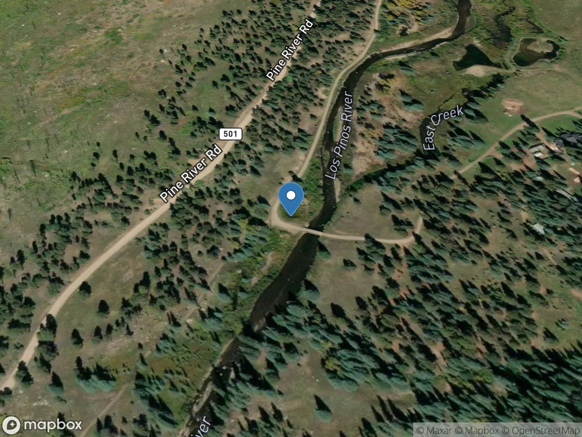 LOS PINOS River Above VALLECITO Reservoir Near BAYFIELD, CO location