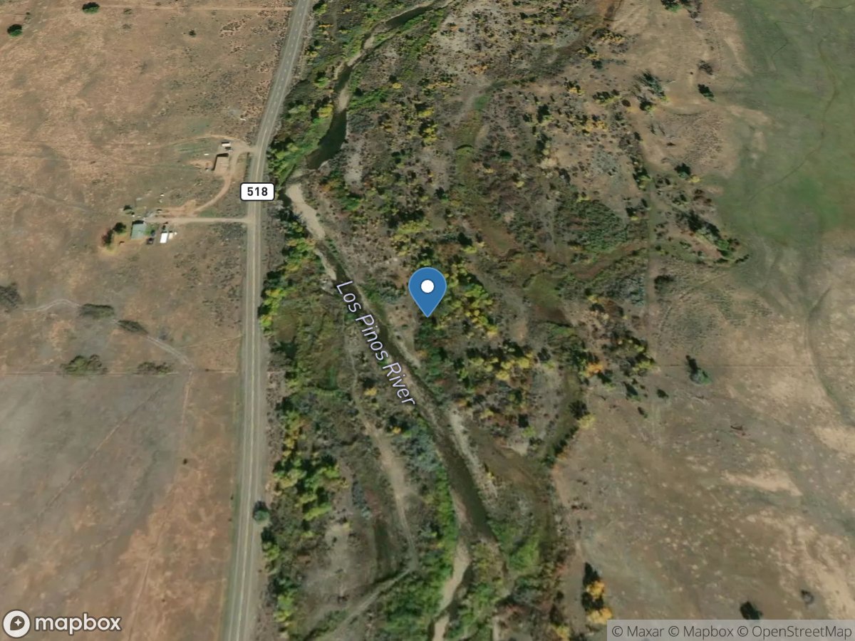 Los Pinos River near Ignacio, CO location