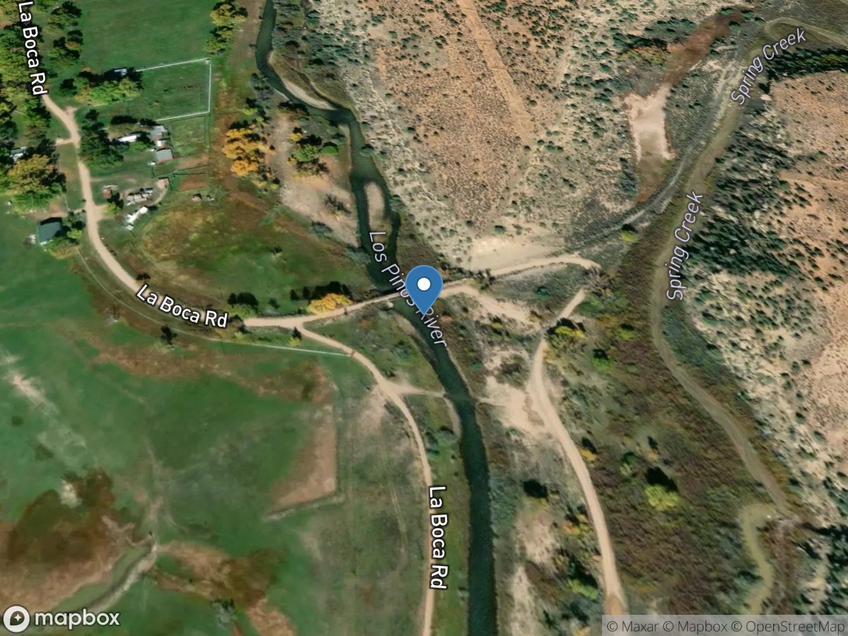 Los Pinos River at LA Boca, Co. location