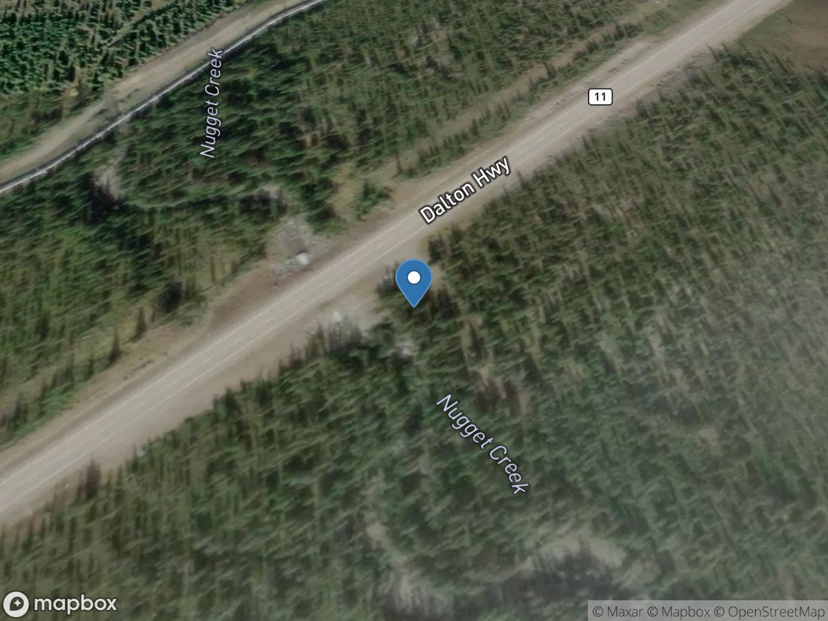 Nugget Creek near Wiseman AK location